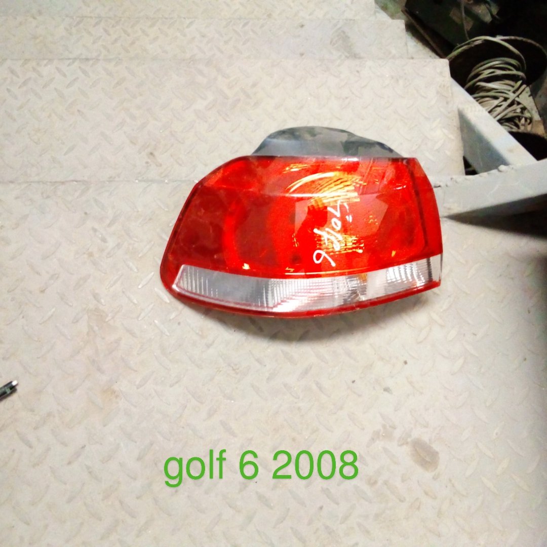 Volkswagen Golf 6 2008 Rear Tail Light