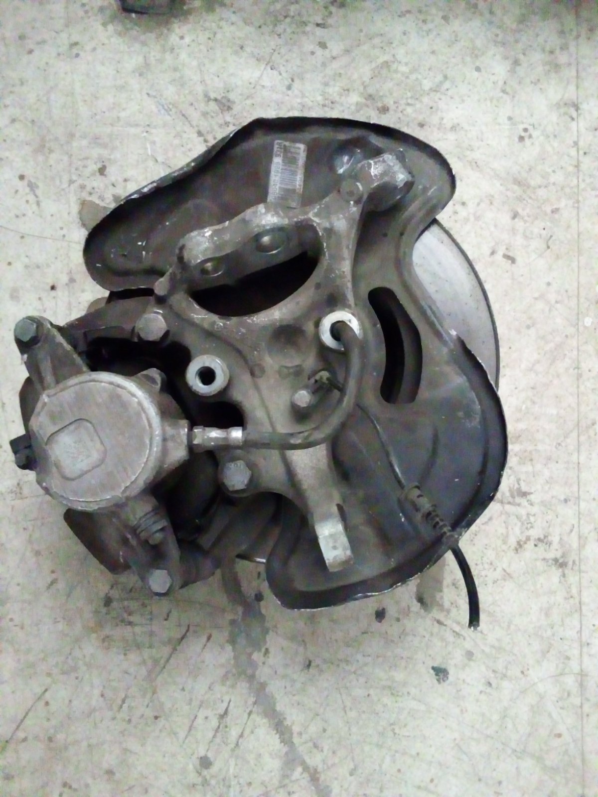 Toyota Front Steering Knuckle with Caliper and Dust Shield