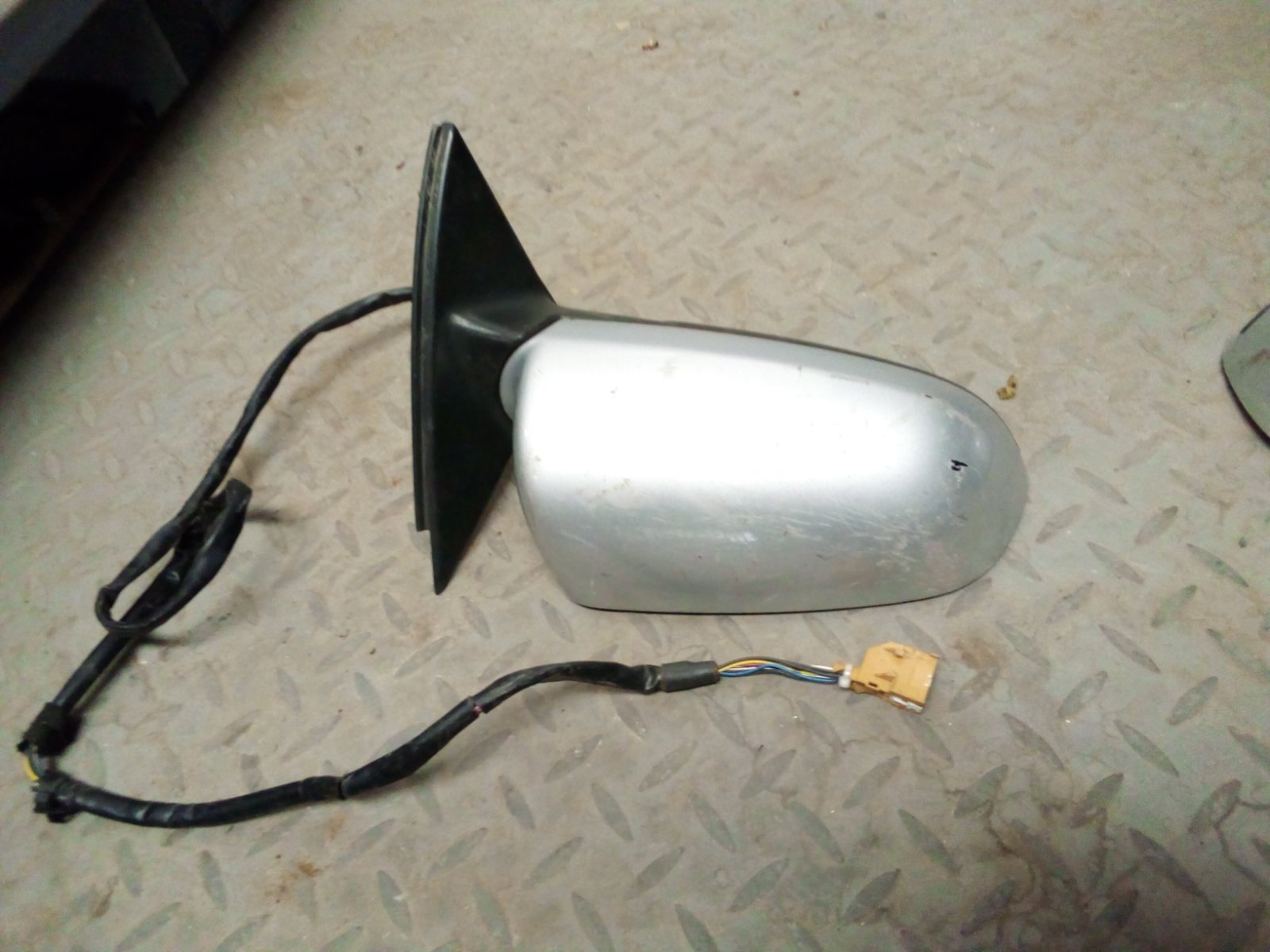 Toyota Silver Power-Adjustable Side Mirror Assembly