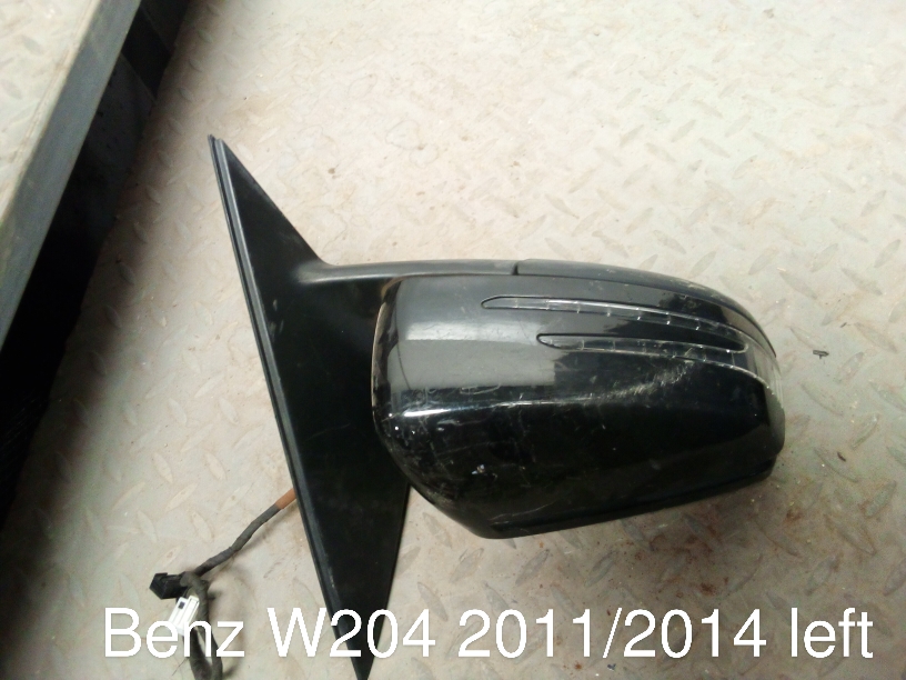 Mercedes Benz W204 C-Class 2011-2014 Left Side Door Mirror