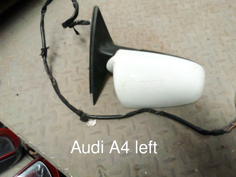 Audi A4 Left Side Door Mirror Assembly