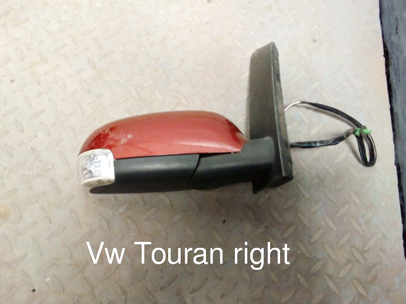 Volkswagen Touran Right Side Door Mirror Assembly
