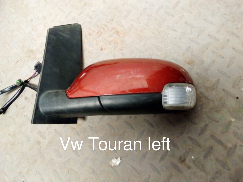 Volkswagen Touran Left Side Door Mirror Assembly with Indicator