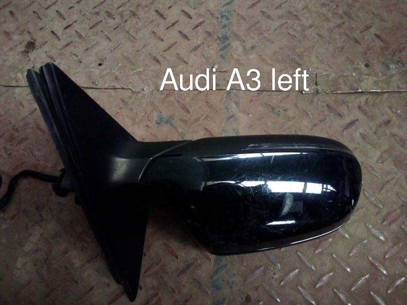 Audi A3 Left Side Door Mirror Assembly