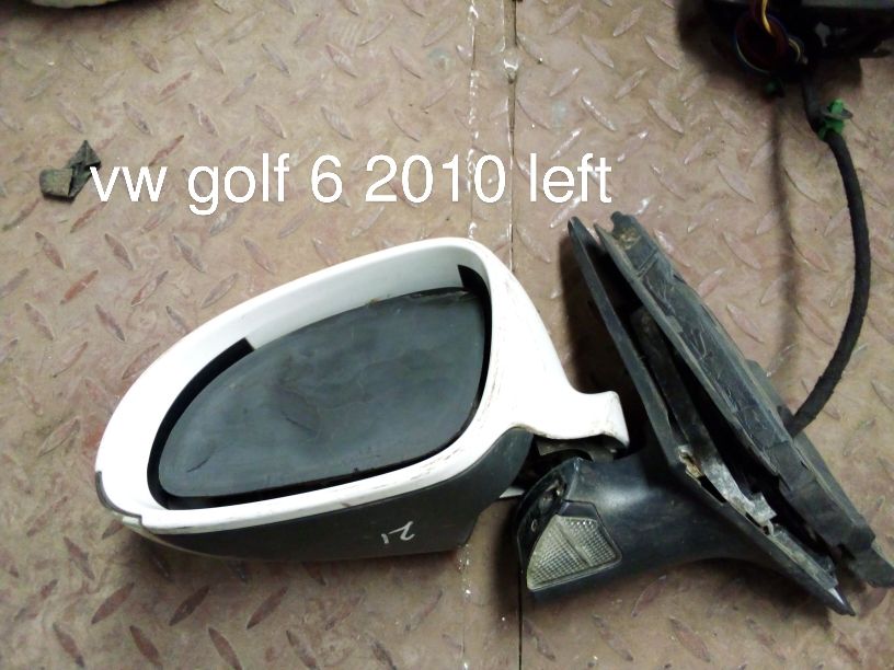 Volkswagen Golf 6 2010 Left Side Door Mirror Assembly