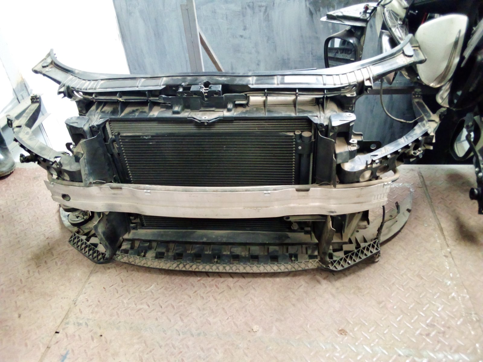 Audi Front Core Support Assembly with Radiator and Bumper Reinforcement