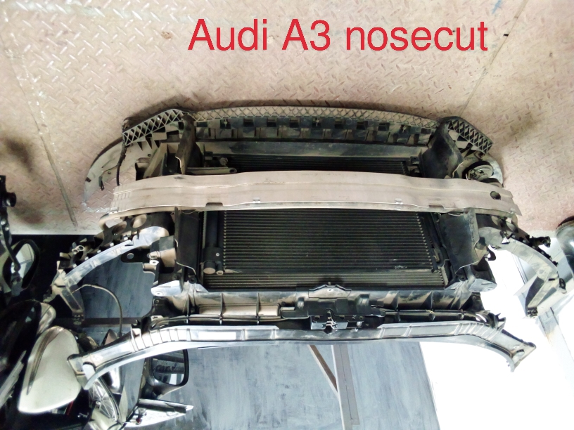 Audi A3 Front Nosecut Assembly (Radiator Support, Bumper Reinforcement & Cooling Pack)