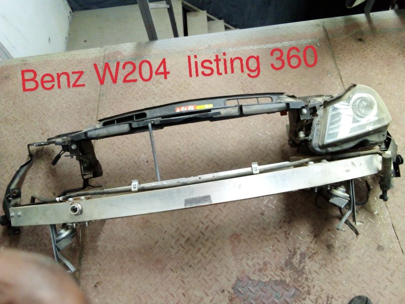 Mercedes Benz W204 Front Radiator Support Core Support Assembly