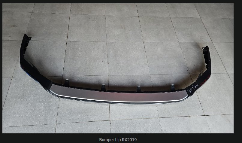Lexus RX 2019 Front Bumper Lower Lip Spoiler