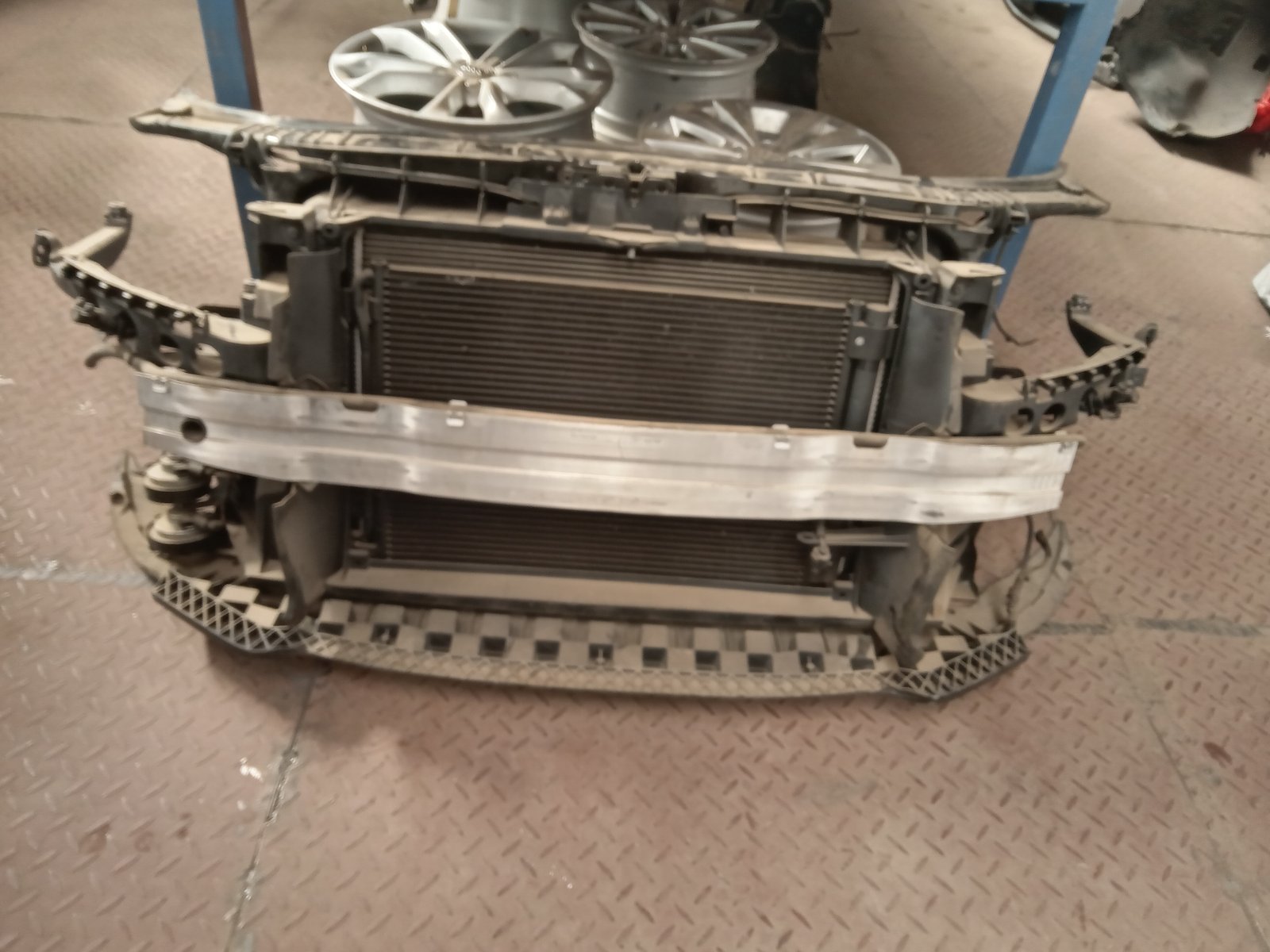 Audi Front End Carrier Assembly with Radiator and Bumper Reinforcement