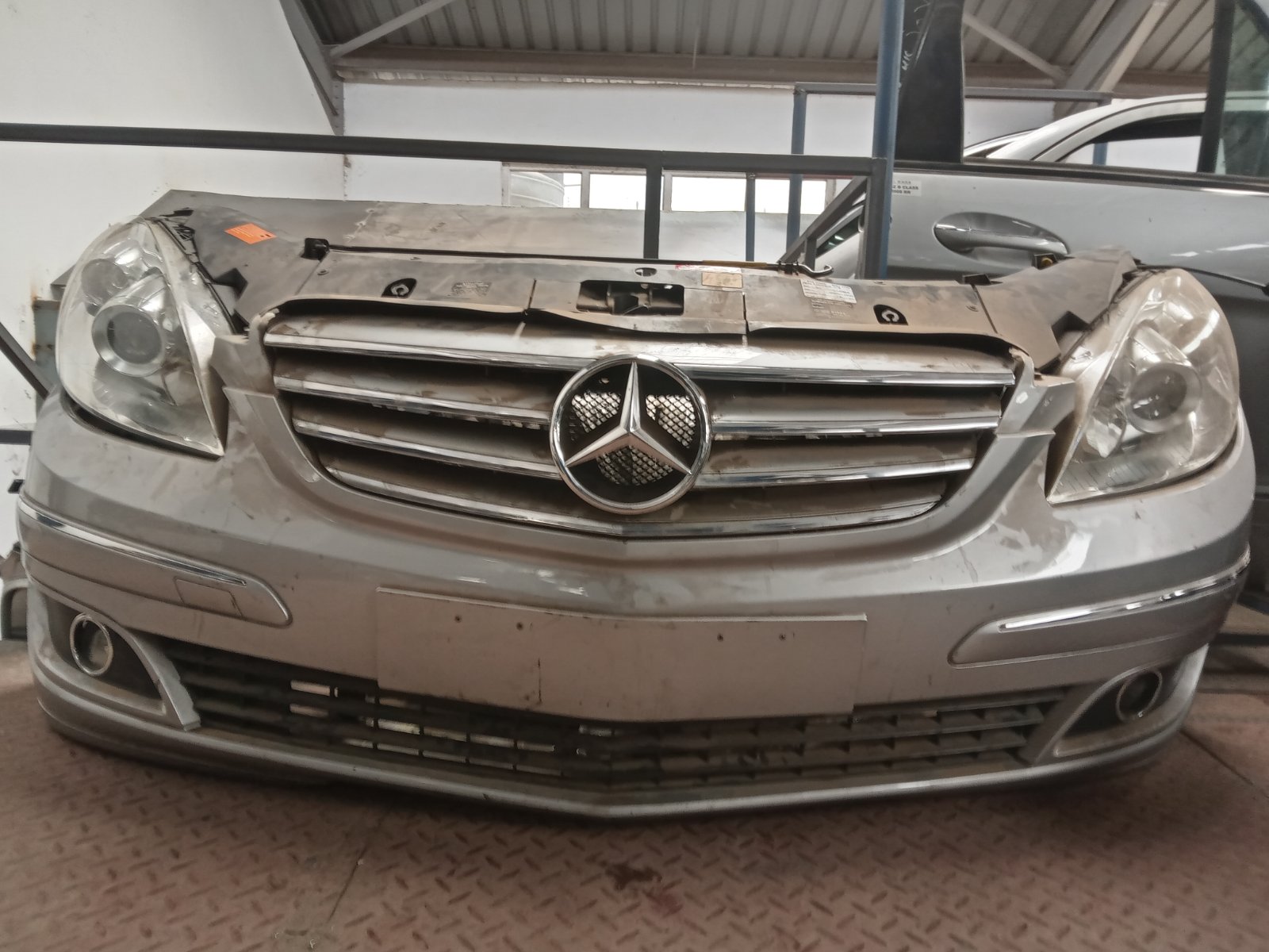 Mercedes-Benz W204 C-Class Front Bumper Assembly with Grille and Headlights