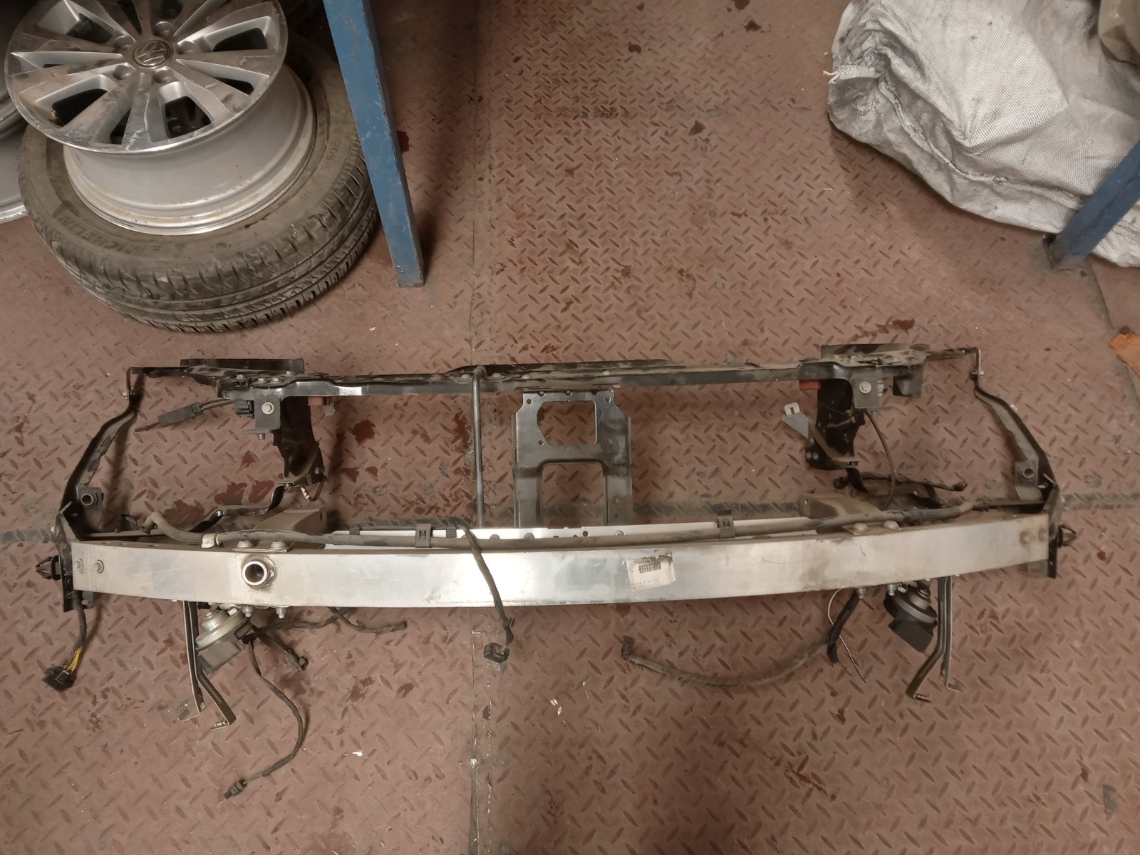 Volkswagen Golf/Jetta Front Bumper Reinforcement Bar with Impact Sensor Harness