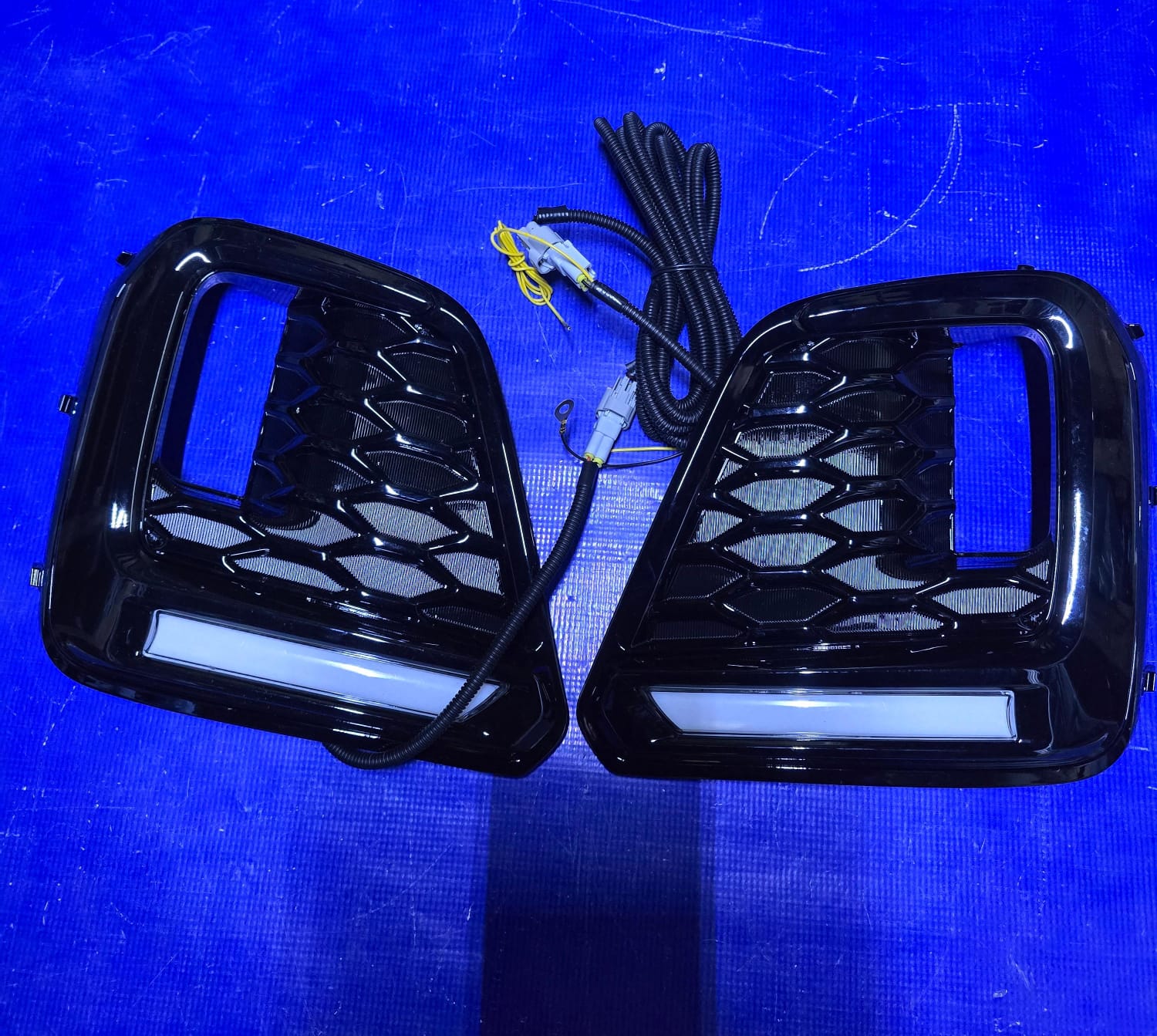 Toyota Hilux Revo LED Fog Light Bezels