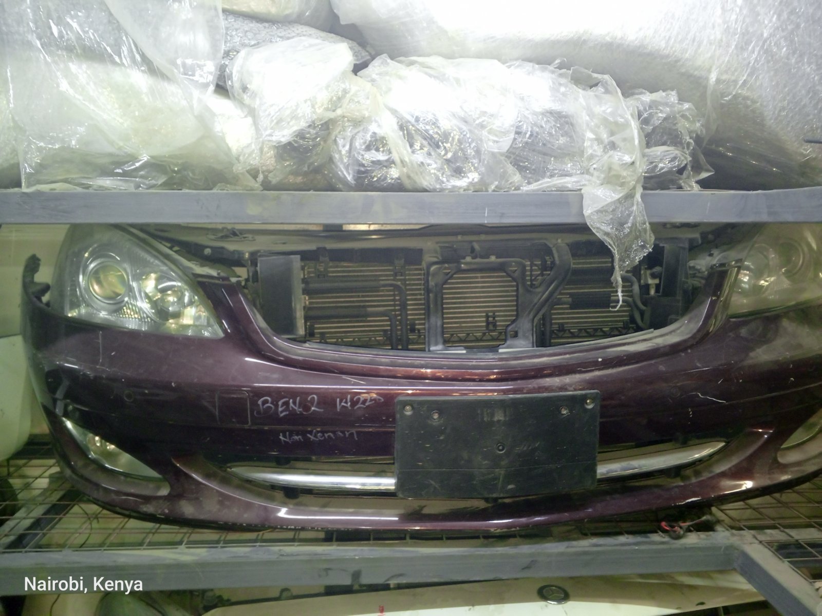 Mercedes-Benz W220 Front Bumper Assembly With Headlights And Grille