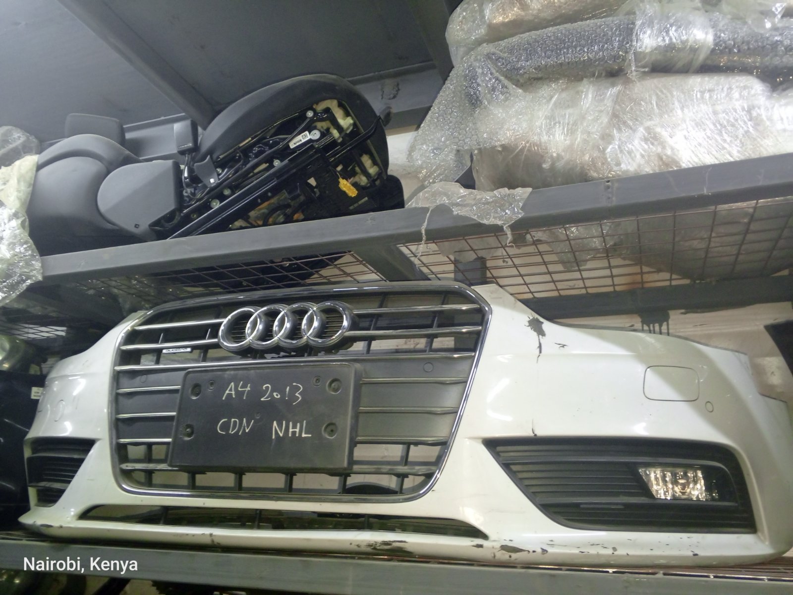 Audi A4 Front Bumper Assembly With Grille And Fog Lights