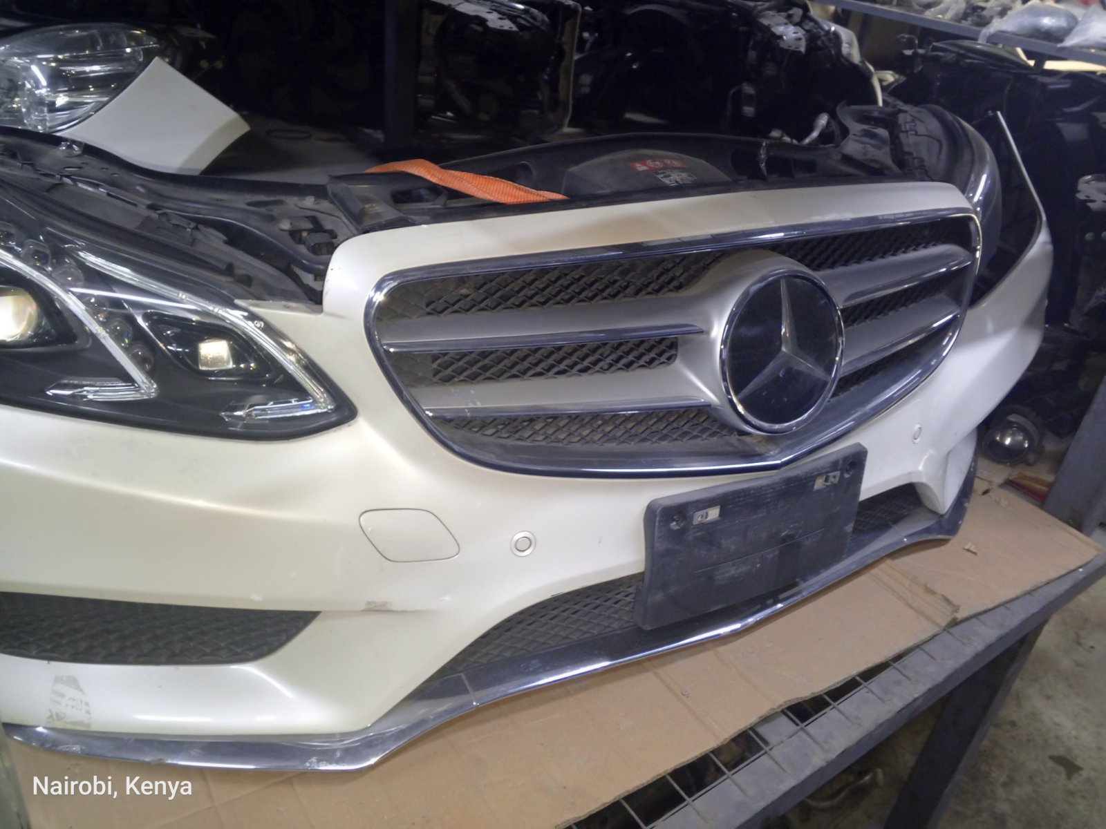 Mercedes-Benz W212 E-Class Facelift Front Bumper Assembly with Grille