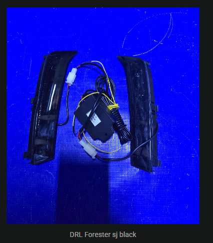 Subaru Forester SJ Black Daytime Running Lights
