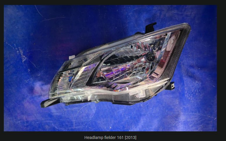 Toyota Corolla Fielder 161 Headlamp (2013)