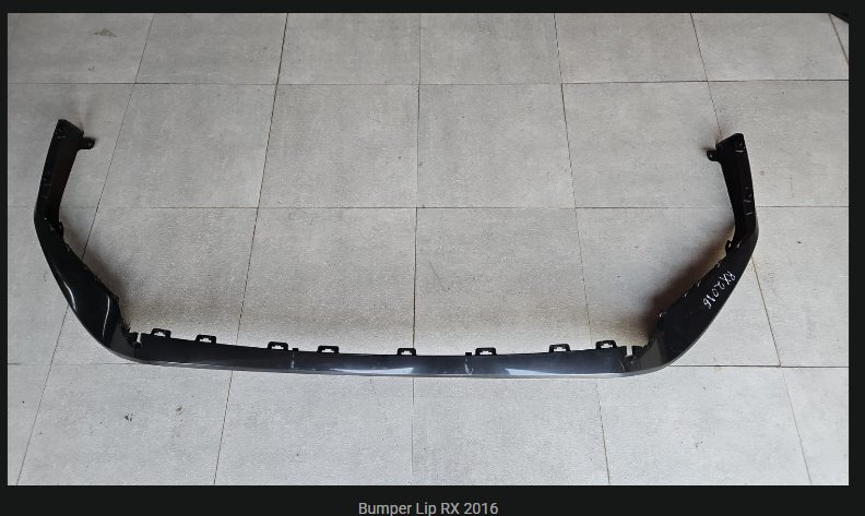 Lexus RX 2016 Front Bumper Lip