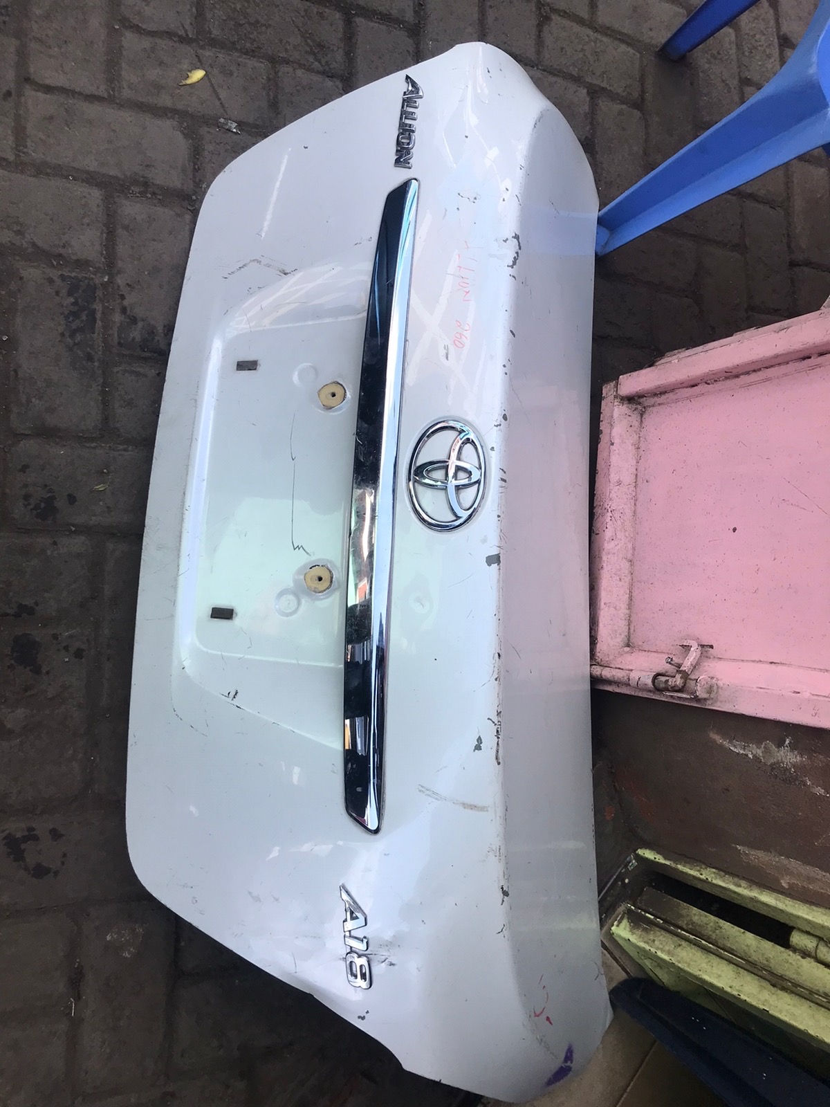 Toyota Allion A18 Rear Boot Lid / Trunk Door