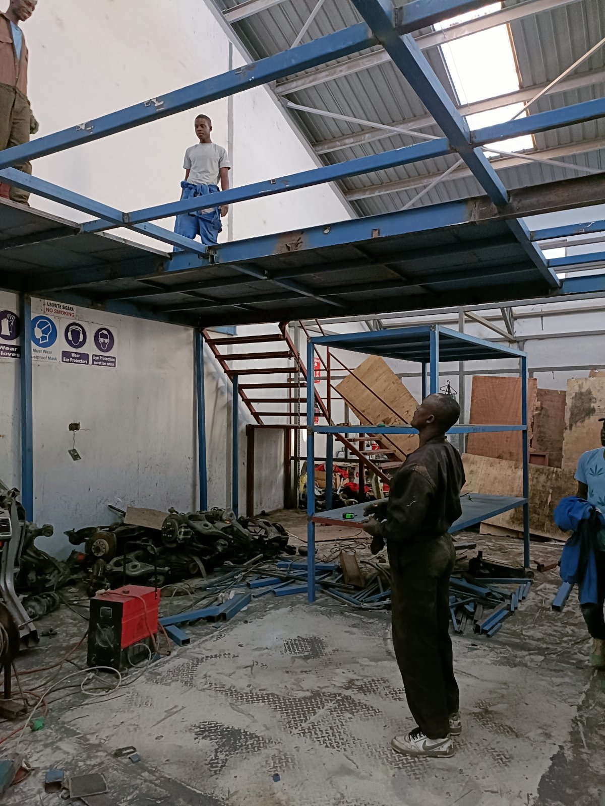Garage Hoist & Structural Framework