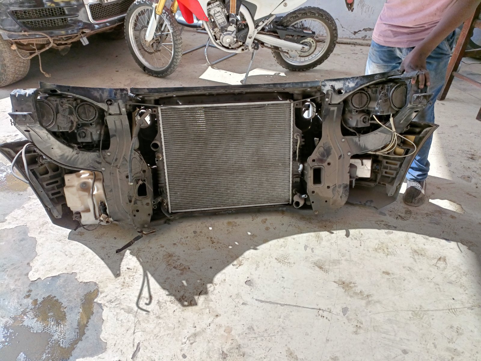 Toyota Front Radiator Core Support And Condenser Assembly