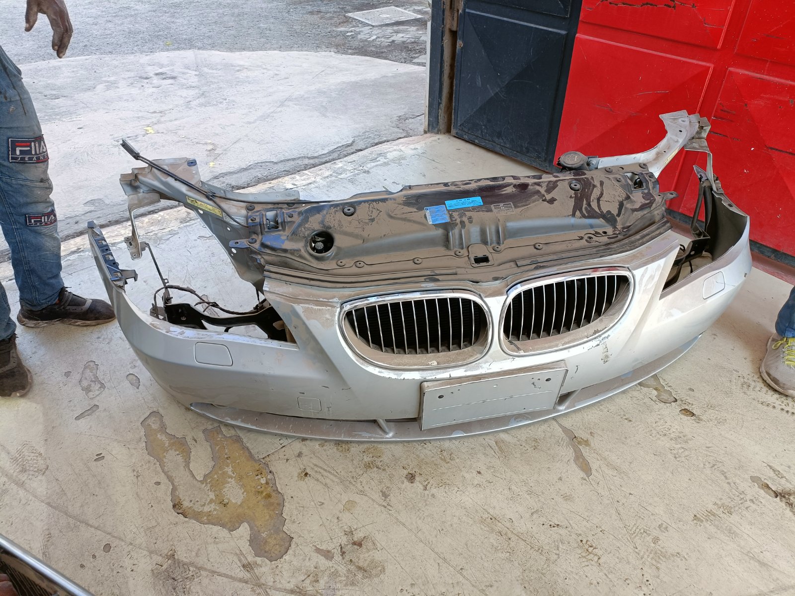 BMW Front Bumper Assembly with Grille and Radiator Support